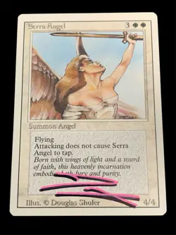 1994 MTG - Revised(3rd) - SERRA ANGEL - Vintage Rare Shadow Signed - NM/M - Image 1