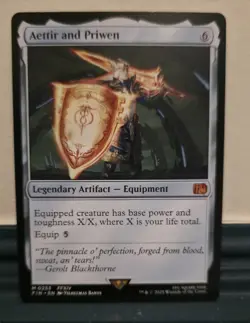 Magic the Gathering MTG Final Fantasy Aettir and Priwen #253 Mythic Rare - Image 1