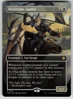 Skyknight Squire (Borderless) R Foundations 301 NM - Image 1