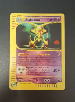 Pokemon TCG Alakazam Reverse Holo 2/144 Skyridge E-Card MP - Image 1