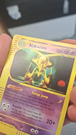 Pokemon TCG Alakazam Reverse Holo 2/144 Skyridge E-Card MP - Image 2
