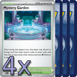 4x Mystery Garden - NM Playset - Trainer x4 - Pokemon TCG - Image 1