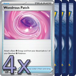 4x Wondrous Patch - NM Playset - Trainer x4 - Pokemon TCG - Image 1