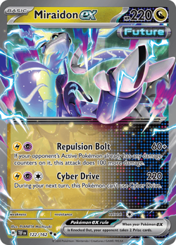Miraidon ex - Double Rare SV: Temporal Forces (TEF) 122/162 - Pokemon TCG - Image 1