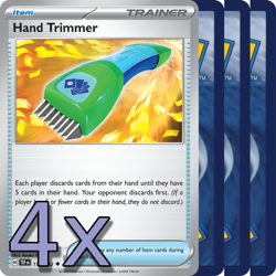 4x Hand Trimmer - NM Playset - Trainer x4 - Pokemon TCG - Image 1