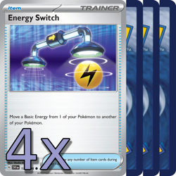 4x Energy Switch - NM Playset - Trainer x4 - Pokemon TCG - Image 1