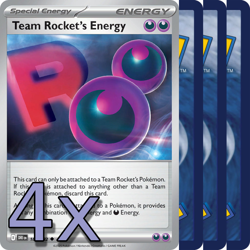 4x Team Rocket's Energy - NM Playset - Trainer x4 - Pokemon TCG - Image 1