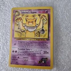 2000 POKEMON SABRINA'S HYPNO 56/132 TRADING CARD - Image 1