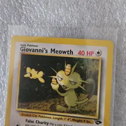 2000 POKEMON GIOVANNI MEOWTH 43/132 TRADING CARD - Image 2
