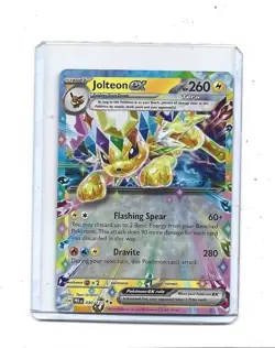 2025 Pokemon Prismatic Evolutions Jolteon Ex Holo 030/131 Free Shipping - Image 1
