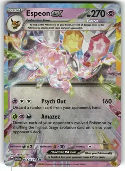 Espeon ex 034/131 Holo Double Rare Prismatic Evolutions Pokemon Near Mint - Image 1