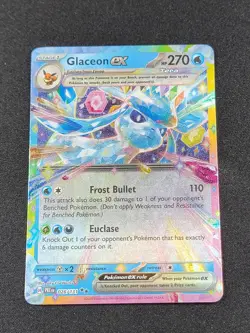 Glaceon ex 026/131 Holo Double Rare Prismatic Evolutions Pokemon Near Mint - Image 1