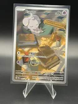 Espurr Perfect Order Pokemon Illustration Rare Holofoil 095/088 - Image 1