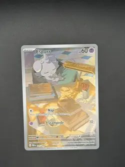 Espurr Perfect Order Pokemon Illustration Rare Holofoil 095/088 - Image 3