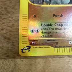 Pokemon TCG Machop 117/165 Expedition Reverse Holo NM - Image 5