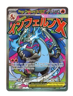 Mega Charizard X ex 023 Promo Holo ME: Mega Evolution Promo Pokemon NM - Image 1