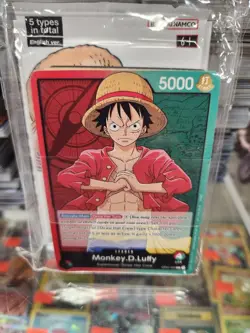 Luffy Sample Starter Deck One Piece Pre-Errata Demo Deck Sealed - Image 1