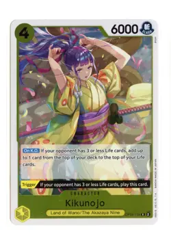 Kikunojo OP06-104 R One Piece Wings of the Captain English NM - Image 1