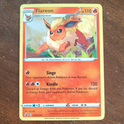 Pokemon Flareon SWSH041 Sword & Shield Promo Holo English 2020 110 HP Card - Image 1