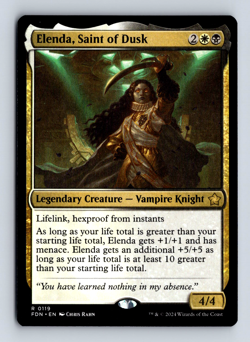 Elenda, Saint of Dusk English Foundations R 119 - Image 1