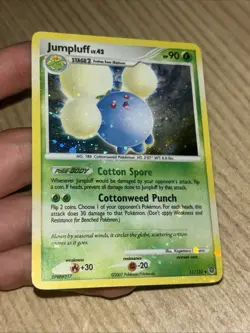 Jumpluff 11/132 Secret Wonders Holo MP Mid Era Pokemon Holo Bleed Swirl🔥🍭 - Image 1