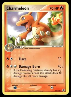 CHARMELEON - 31/112 Uncommon FireRed & LeafGreen Pokemon MP - Image 1