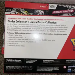 Pokemon Black Bolt and White Flare Binder + Poster Collection Sam's Club Bundles - Image 4