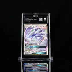 2018 POKEMON SUN & MOON LOST THUNDER #159 LUGIA GX TAG 9 - Image 1
