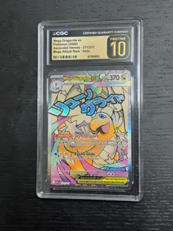 Pokemon Mega Dragonite ex 271/217 Mega Attack Rare Ascended - CGC 10 PRISTINE - Image 1