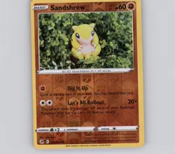 Sandshrew 131/264 Reverse Holo C Fusion Strike NM Pokemon - Image 1