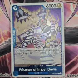 x1 Prisoner of Impel Down OP16-042 R The Time of Battle Foil English One Piece - Image 1