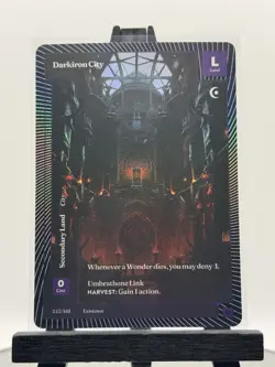 Wonders of the First CCG Darkiron City 243/401 Existence Foil Uncommon! - Image 1