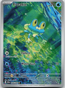 FROAKIE 088/086 HOLO ILLUSTRATION RARE CHAOS RISING POKEMON NEAR MINT - Image 1