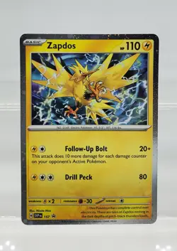 Pokemon TCG Zapdos #157 Surging Sparks - Black Star Promo - Image 1