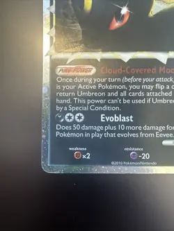 Pokemon Umbreon Prime 86/90 – Undaunted Holo Rare MP - Image 4