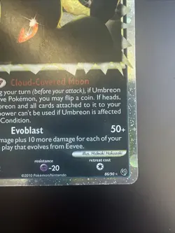 Pokemon Umbreon Prime 86/90 – Undaunted Holo Rare MP - Image 5