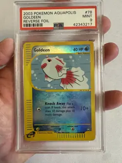 2003 Pokemon - Goldeen Reverse Holo E Reader Aquapolis 78/147 - PSA 9 Mint! WOTC - Image 2