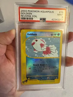 2003 Pokemon - Goldeen Reverse Holo E Reader Aquapolis 78/147 - PSA 9 Mint! WOTC - Image 3