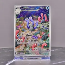 Wugtrio | 224/091 | Holo Illustration | Water | Pokemon | Paldean Fates | NM - Image 1