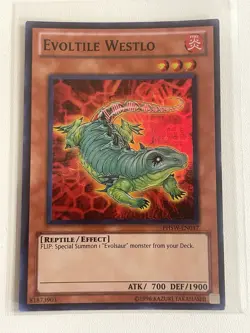 Yu-Gi-Oh! TCG Evoltile Westlo Photon Shockwave PHSW-EN017 Unlimited Super Rare - Image 1