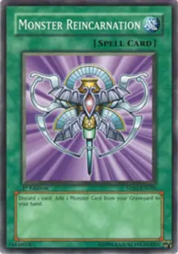 Monster Reincarnation - 5DS1-EN026 - Common - Unlimited Edition - Moderately Pla - Image 1