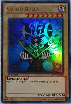 Yugioh 1x Cosmo Queen LCYW-EN160 Ultra Rare 1st Edition Near Mint - Image 1