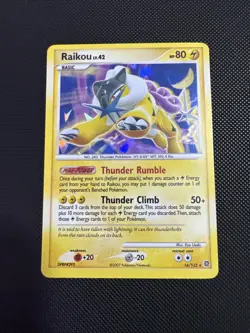 Pokemon TCG - Raikou 16/132 Secret Wonders Reverse Holo - MP - Image 1