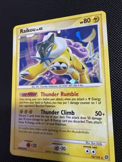 Pokemon TCG - Raikou 16/132 Secret Wonders Reverse Holo - MP - Image 2