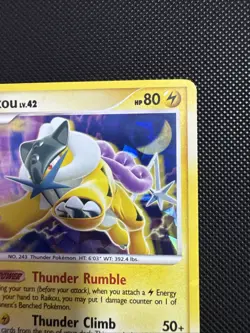 Pokemon TCG - Raikou 16/132 Secret Wonders Reverse Holo - MP - Image 4
