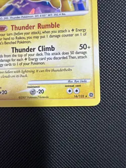 Pokemon TCG - Raikou 16/132 Secret Wonders Reverse Holo - MP - Image 5