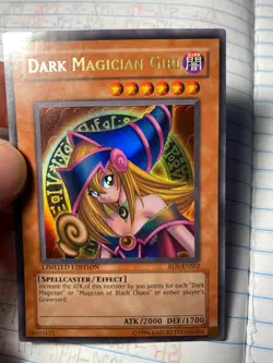 Yugioh Trading Card Dark Magician Girl Ultra Rare RDS-ENSE2 - Image 1