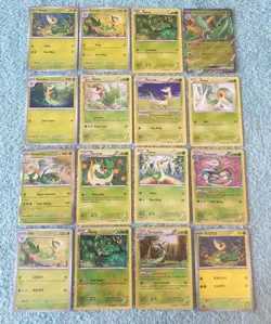 SNIVY, SERVINE, SERPERIOR BUNDLE OF POKEMON CARDS - Image 1