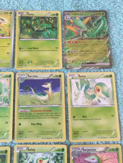 SNIVY, SERVINE, SERPERIOR BUNDLE OF POKEMON CARDS - Image 3