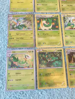 SNIVY, SERVINE, SERPERIOR BUNDLE OF POKEMON CARDS - Image 4